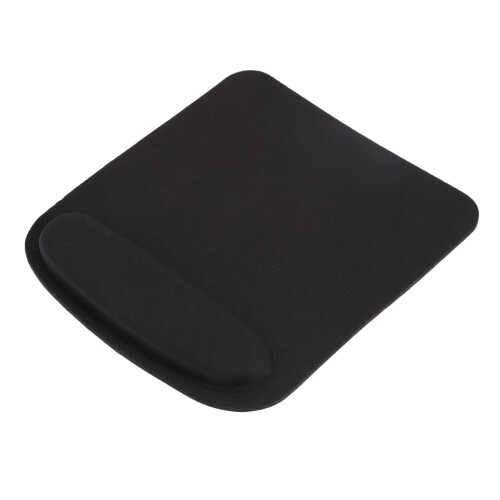 2X Rectangle Wrist Support Cloth + EVA Mouse Pad Mice Mat for Compute Black 210x230x20mm 1