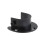 4PCS Closet Rod Brackets Support Flange Holders with Screws U Shaped Wardrobe Bracket Pole Socket End Caps for 32mm Rods 6