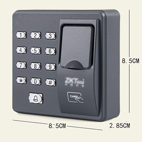 Biometric Attendance Machine with Fingerprint Password ID Card Access Control, Compact MultiMode 1