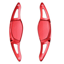 Car Steering Wheel Shift Paddles for Audi R8 RS3 RS5 Red Aluminum Quick Install Scratch Protection