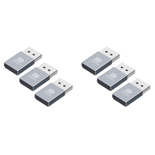 6Pcs 4K  Dummy Plug DP Virtual Display EDID Headless  Emulator  Card Cheater EDID Display Cheat
