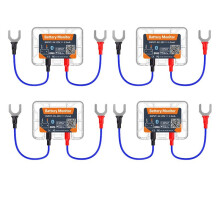 4X Draadloze 12V Batterijmonitoring BM6 met Autobatterijstatuscheck APP-Bewaking Batterijtester