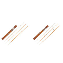 2X Ultralight Fishing Rod Carbon Fiber  Lure Pole Bait 1.5-9G  Wood Handle Fast Trout Fishing Rods