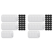 96 Pack Cat Water Fountain Filters,Cat Fountain Replacement Filters for Adjustable Water Flow Pet Water Fountain