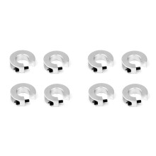 8pcs SBR20 Linear Rail Stop Collars Aluminum Alloy Shaft Limit Fixing Rings with Screw,Linear Rail Shaft Stop Collars