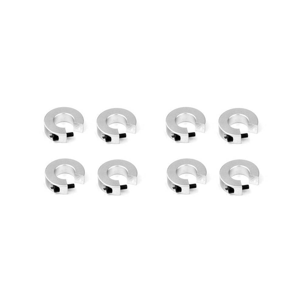 8Pcs Sbr20 Linear Rail Stop Collars Aluminum Alloy Shaft Limit Fixing Rings With Screw,Linear Rail Shaft Stop Collars 4712181260000