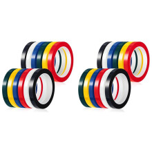 24 Rollen 12 mm Bunte Autoklav-KlebebäNder, 216 Fuß LäNge Pro Band, Zahnmarkierungsband, Identifikationsband 6 Farben