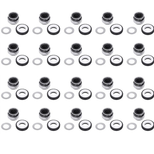 20X 12mm Coiled Spring Rubber Bellow Pump Mechanical Seal 301-12