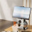 2X Support de Moniteur Portable Support Réglable Pivotant à 360 Support de Tablette Compatible avec le Support de Serrage de Bureau pour Tablette 3
