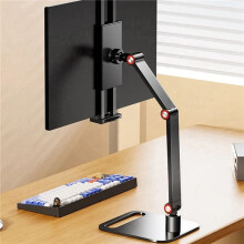 2X Supporto per Monitor Portatile con Staffa Girevole Regolabile A 360 Supporto per Tablet Compatibile con il Supporto per Morsetto da Tavolo per
