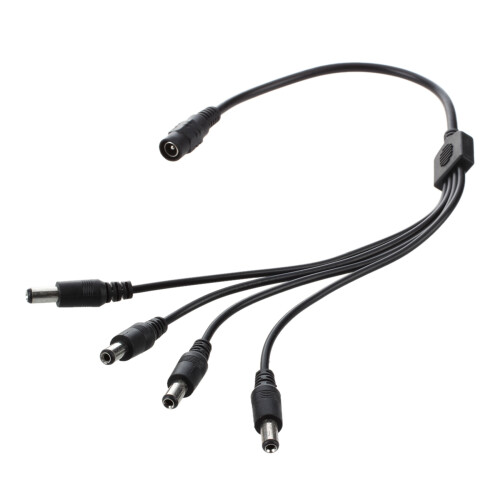 2X 1 to 4  Power 4-Port Splitter Adapter Adaptor Cable CCTV Camera 2
