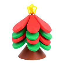Festival Tree Shape Table Component Heat-Classic red and gree