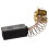2Pcs 17.5mm x 11mm x 6.5mm Electric Replacement Motor Carbon Brushes 4