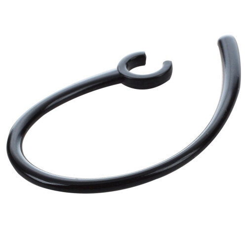 15 Pcs Handfree 5.5mm Hole Black Plastic Earhook for  Earphone 2