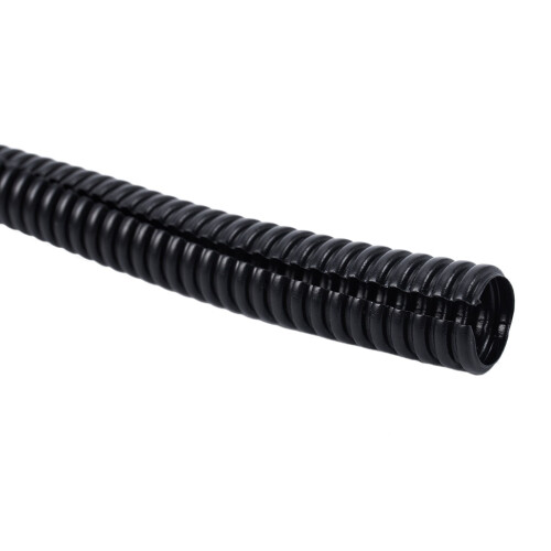 3X 20-Ft-Polyethylenschlauch mit Geteiltem Drahtwebstuhl und Schwarzer HüLse 10mm Innendurchmesser
