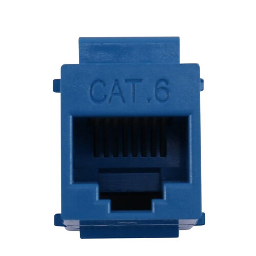 50Pcs RJ45 Connector  Jack Cat6 Extension Coupler Ethernet Network LAN Cat 6 Coupler Jacks Extend Adapter, 2