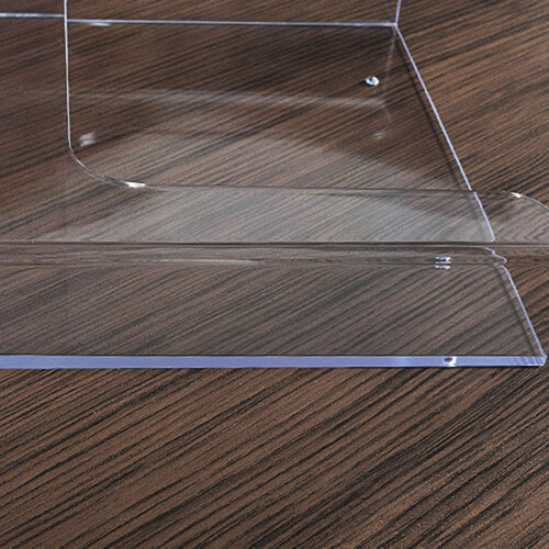 3X Letter Holder Mail Organizer Wall Mount Hook Acrylic Home Office Decoration 2