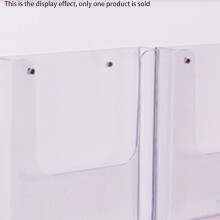 3X Brief Halter Mail Organizer Wand Halterung Haken Acryl Haus Büro Dekoration