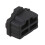 Ethernet Hub Port RJ45 Anti Dust Cover Cap Protector Plug 100Pcs Black 7