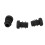 36 Pcs Plastic 12mm Pipe End Blanking Caps Bung Tube Insert Plug Round Black 3