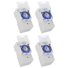 4X SUL181H Mechanical Timer 24 Hours   Relay Electrical Programmable Timer 24 Hour Din Rail Timer