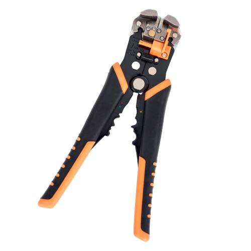 Accurate Wire Strippers Ergonomic Slip-Resistant-Orange black