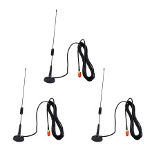 3X Antenne Double Bande Magnétique de la Voiture UT-106UV SMA-Female pour Talkie-Walkie  UV-5R UV-82 UV-9R