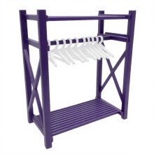 Nursery Storage Solution Plastic Kids Closet With-Purple