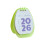 Fun Nut Plan Permanent Plastic Twist Limit Desk Calendar-Green 1