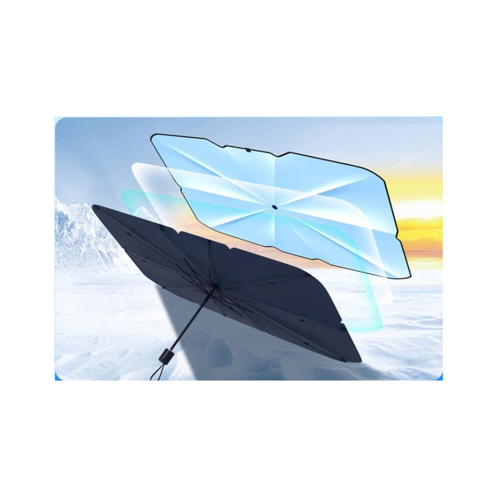 Car Windshield Sunshade For Toyota Camry 20002025, Foldable Uv Reflective Heat Reduction Shade Umbrella 9771547602293