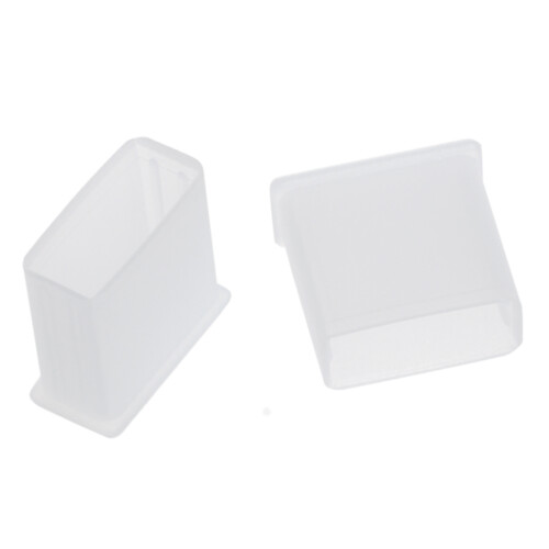 20Pcs Clear Plastic USB Type A Plug Dustproof Plug Stopper Protection Cap 2