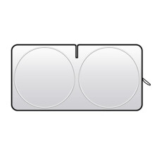 Car Windshield Sunshade for Audi RS3 20152021, Foldable UV Protection Shade 140x70cm with Heat Reflection Technology