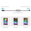 2X Wireless  LED Dimmer Remote Controller DC5-24V Phone APP Connection Control for RGB Light Strip Timer 5