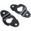 30PCS Audio Speaker Wall Mounted Iron Hanger Plate Black 4.8cm Long 2
