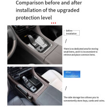 For Alphard/Vellfire 40 Series 2024 Gearshift Storage Boxcenter Console Storage Box (Left-Hand Drive Only)