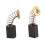 For  CB408 Carbon Brushes Motor 14mm X 9mm X 6mm 100Pcs 8
