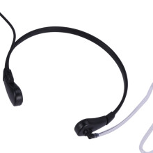 2X Throat Microphone Vibration Headset Earpiece for Two Way Radio Uv-5R Uv-82 Bf-888S Walkie Talkie Earphone