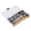 600 Sets Leather Rivets Double Cap Rivet Tubular Metal Studs with Punch Pliers Fixing Set Tools 3