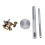 600 Sets Leather Rivets Double Cap Rivet Tubular Metal Studs with Punch Pliers Fixing Set Tools 6