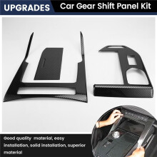 För H6 3:E Generationen 2021-2023 Car Center Console Växelpanel Förvaringskåpa Kit Trim Interiörtillbehör A
