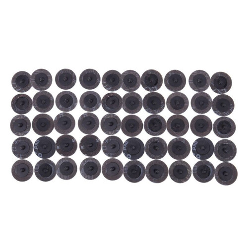 300 PCS 2 Inch /50 mm 80 Grit Roll Lock Sanding Disc Abrasive Pads 1