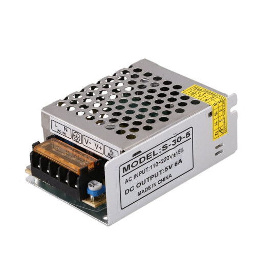 4X AC -  5V 6A per Display A LED Regolamentato Convertitore Alimentatore Switching 1