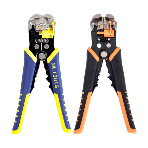 Accurate Wire Strippers Ergonomic Slip-Resistant-Orange black 1