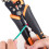 Accurate Wire Strippers Ergonomic Slip-Resistant-Orange black 6