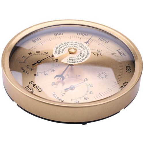 2X Barometertermometer Hygrometer Väggmonterad Hushållsväderstation 2
