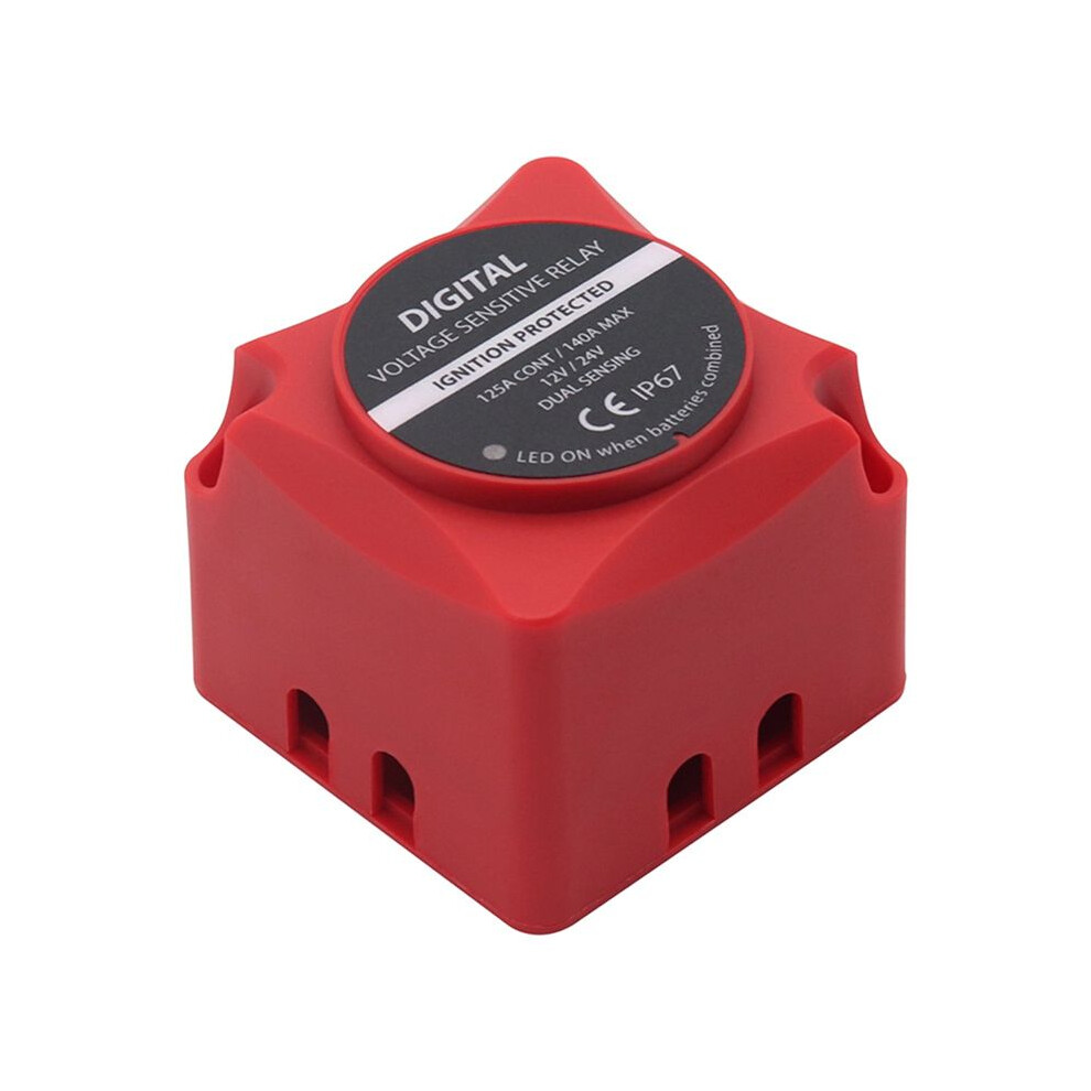 Voltage Sensitive Relay Battery Isolator 12V/24V 140A For Atv Utv Rvs Cars Digital Voltage Sensitive Relay 6033949610447