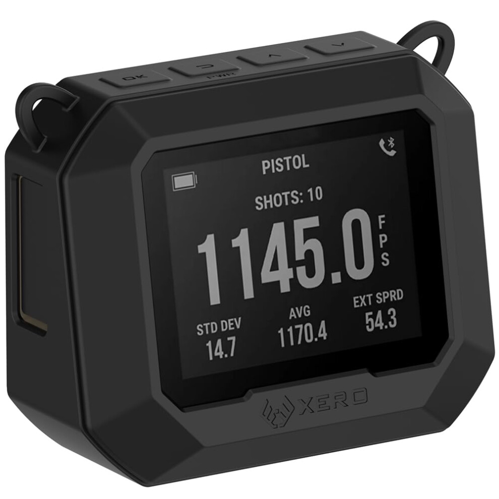 Silicone Protective Case Black for Garmin Xero C1 Pro, Shockproof Scratchproof Flexible Cover