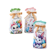 minis Easter Drawstringss Gifts Bagss, Spring Bunnys-B 2