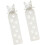2Pcs Feline Inspired Plastic Bookmarks Textbook Page-White 1