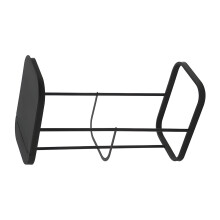Poubelle à couvercle pratique pour salle de bain et chambre-Noir